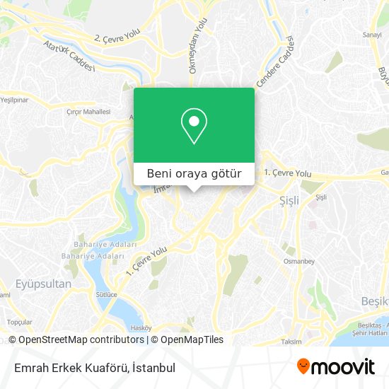 Emrah Erkek Kuaförü harita