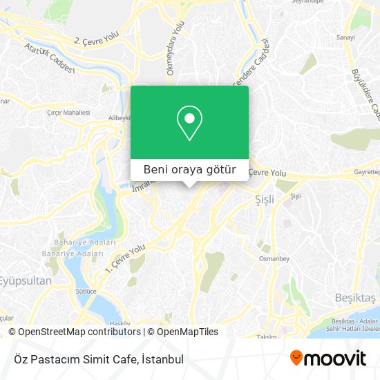 Öz Pastacım Simit Cafe harita