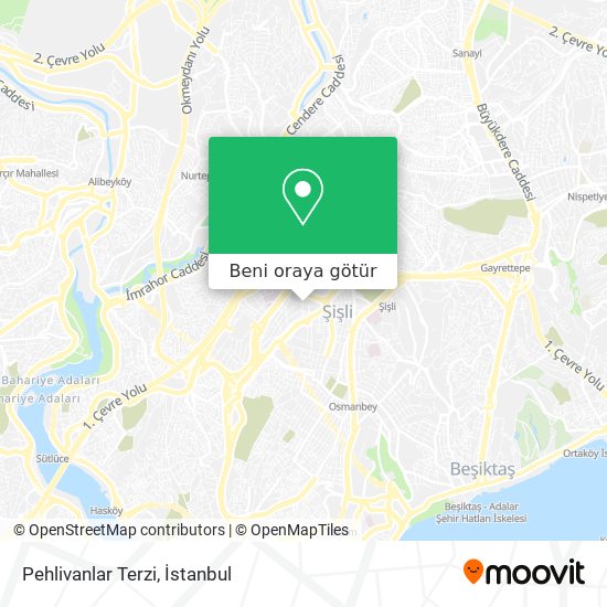 Pehlivanlar Terzi harita