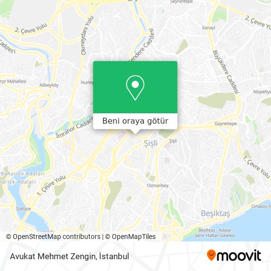 Avukat Mehmet Zengin harita