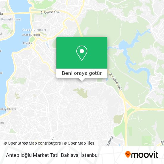 Anteplioğlu Market Tatlı Baklava harita