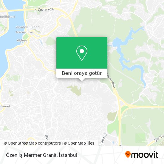 Özen İş Mermer Granit harita