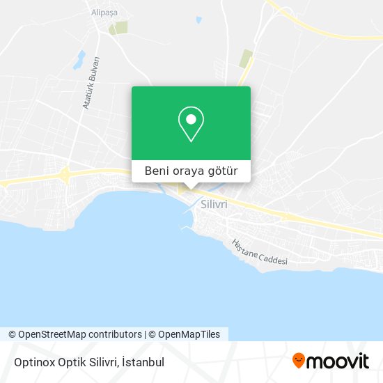 Optinox Optik Silivri harita