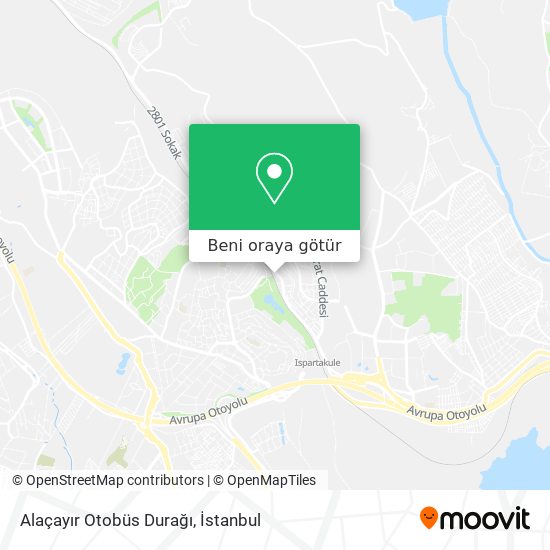 Alaçayır Otobüs Durağı harita