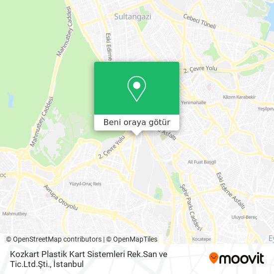 Kozkart Plastik Kart Sistemleri Rek.San ve Tic.Ltd.Şti. harita