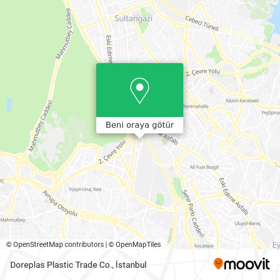Doreplas Plastic Trade Co. harita