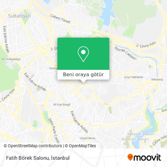 Fatih Börek Salonu harita