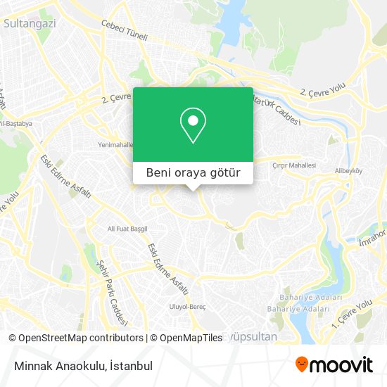 Minnak Anaokulu harita