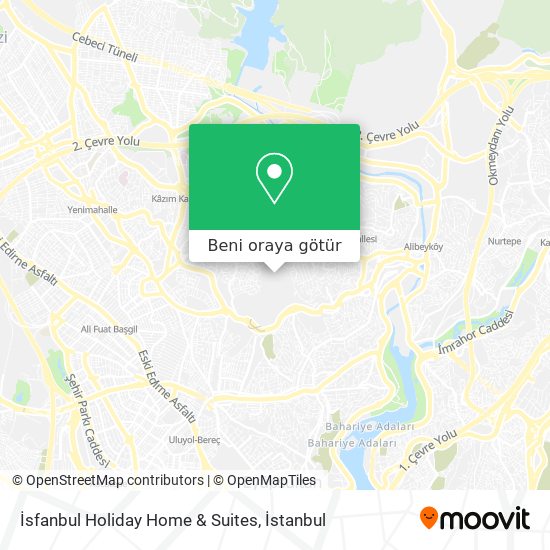 İsfanbul Holiday Home & Suites harita