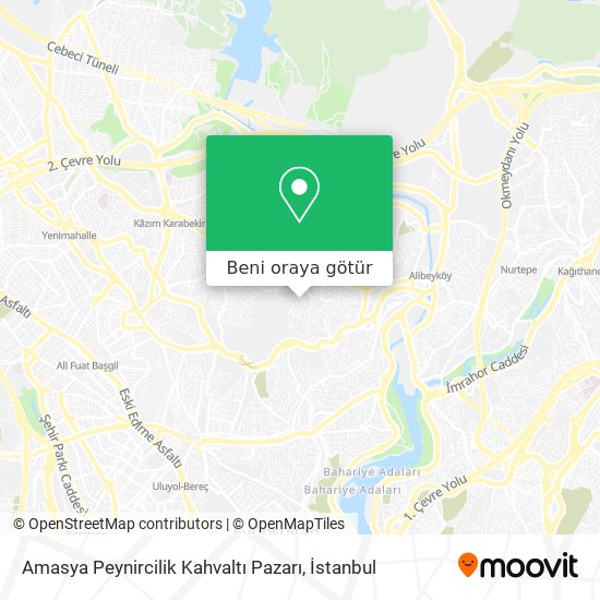 Amasya Peynircilik Kahvaltı Pazarı harita