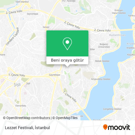 Lezzet Festivali harita