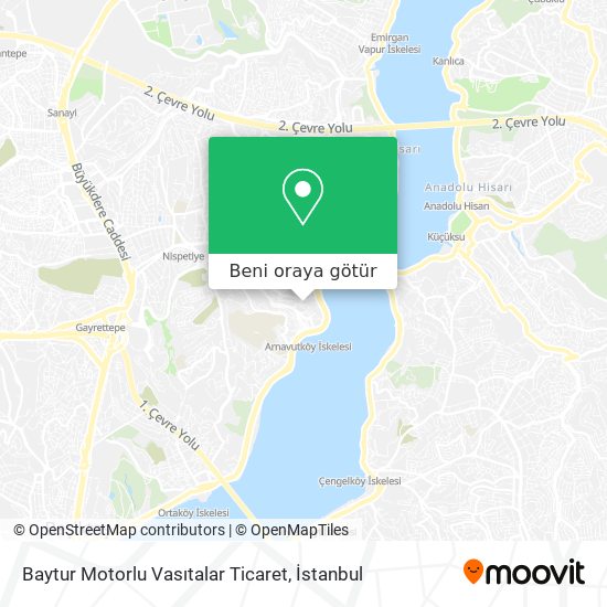 Baytur Motorlu Vasıtalar Ticaret harita