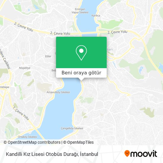 Kandilli Kız Lisesi Otobüs Durağı harita