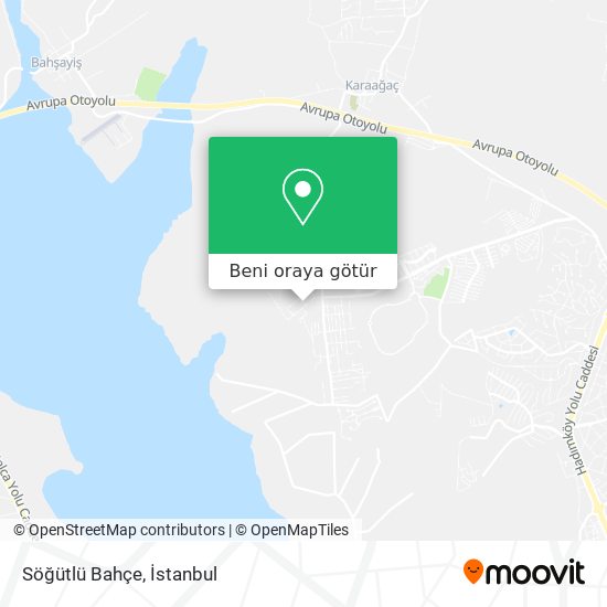 Söğütlü Bahçe harita