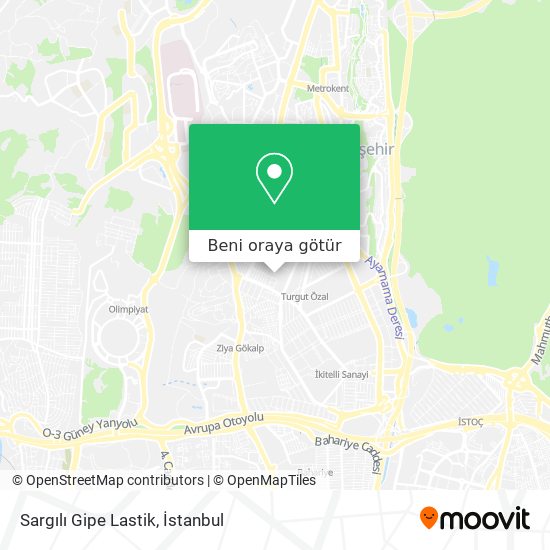 Sargılı Gipe Lastik harita