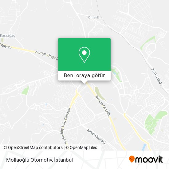 Mollaoğlu Otomotiv harita
