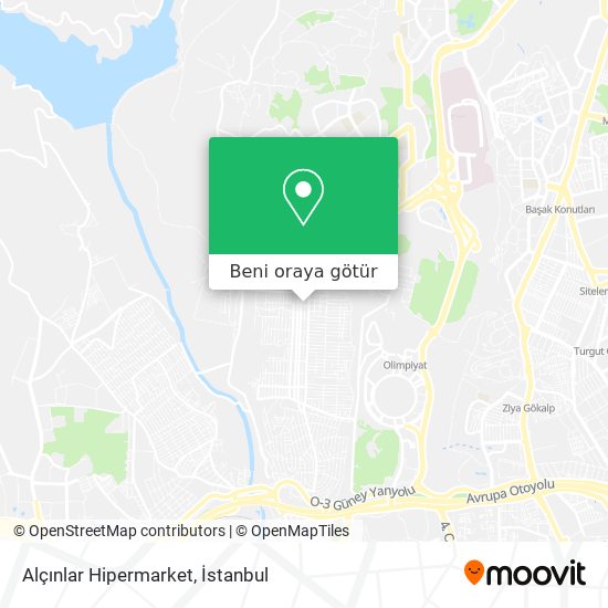 Alçınlar Hipermarket harita