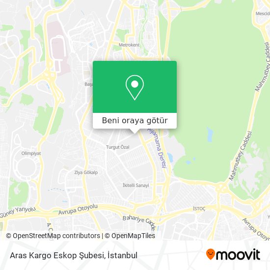 Aras Kargo Eskop Şubesi harita