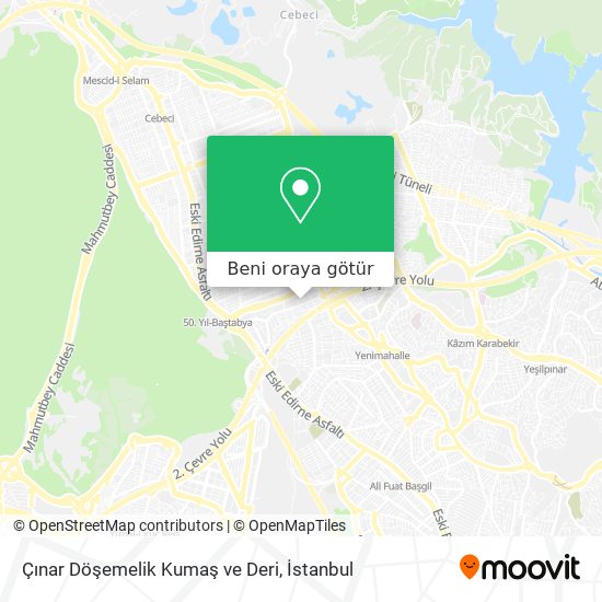 Çınar Döşemelik Kumaş ve Deri harita