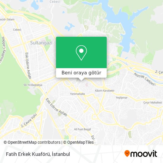 Fatih Erkek Kuaförü harita