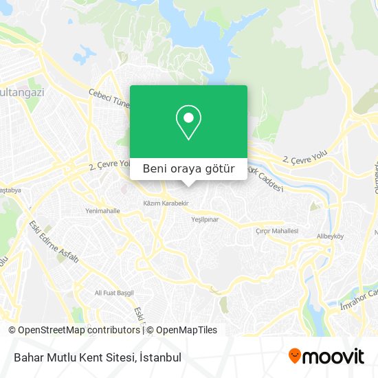 Bahar Mutlu Kent Sitesi harita