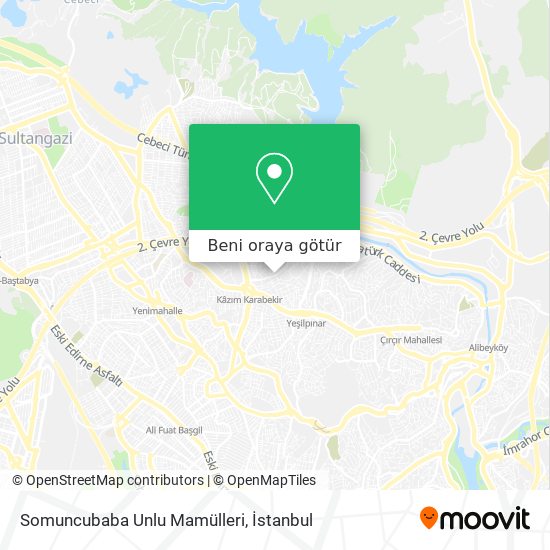 Somuncubaba Unlu Mamülleri harita