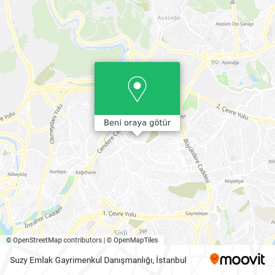 Suzy Emlak Gayrimenkul Danışmanlığı harita