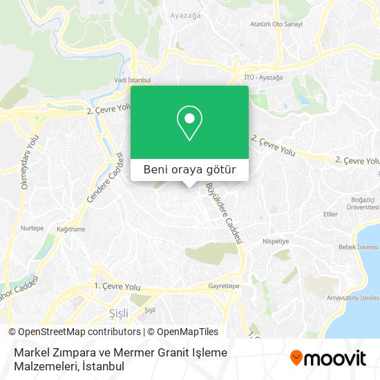 Markel Zımpara ve Mermer Granit Işleme Malzemeleri harita