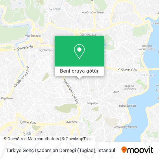 Türkiye Genç İşadamları Derneği (Tügiad) harita