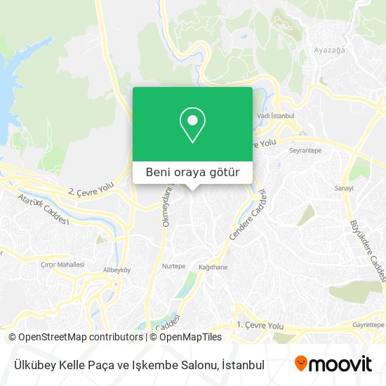 Ülkübey Kelle Paça ve Işkembe Salonu harita