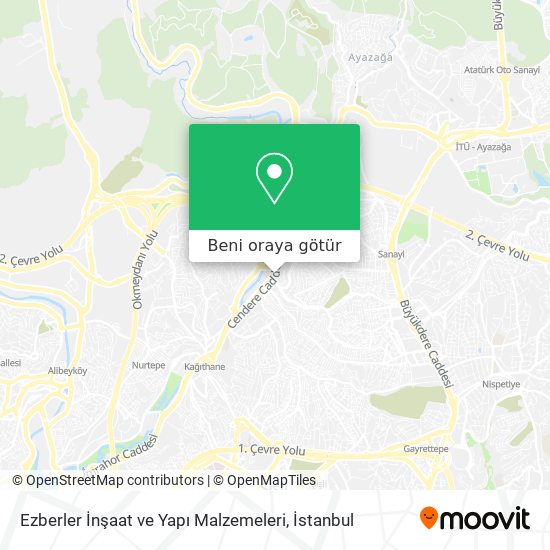 Ezberler İnşaat ve Yapı Malzemeleri harita