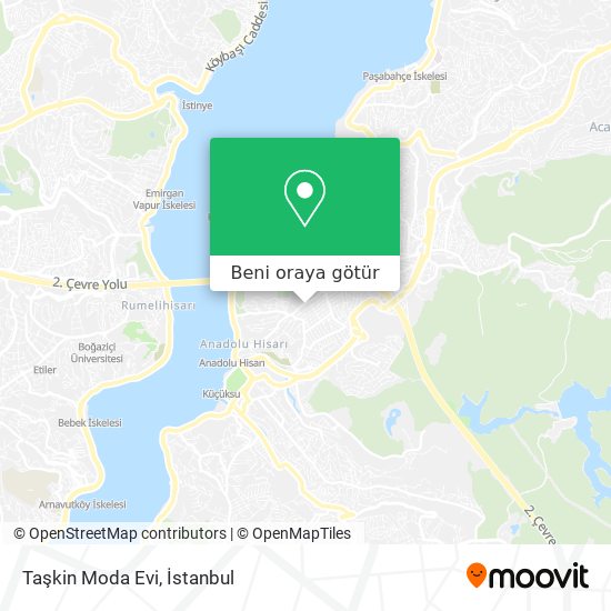 Taşkin Moda Evi harita