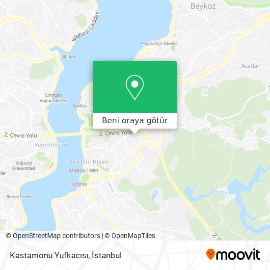 Kastamonu Yufkacısı harita