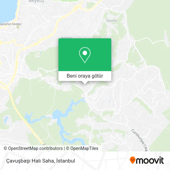 Çavuşbaşı Halı Saha harita