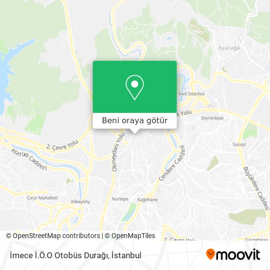 İmece İ.Ö.O Otobüs Durağı harita