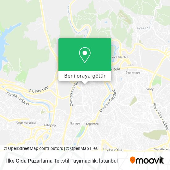 İlke Gıda Pazarlama Tekstil Taşımacılık harita