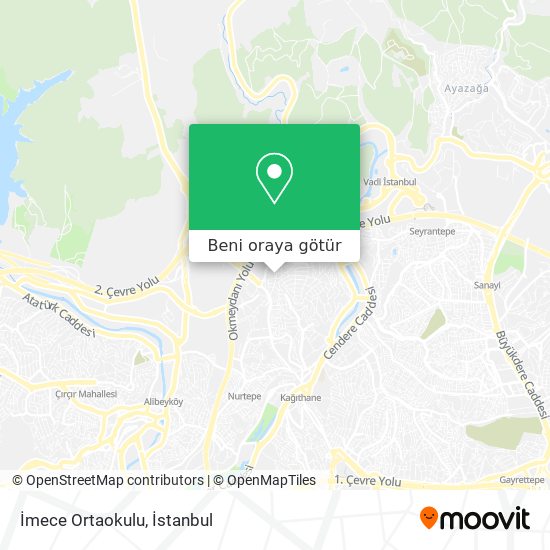İmece Ortaokulu harita