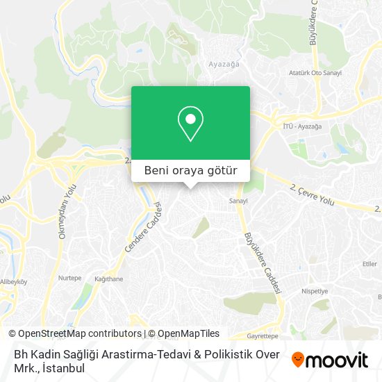 Bh Kadin Sağliği Arastirma-Tedavi & Polikistik Over Mrk. harita