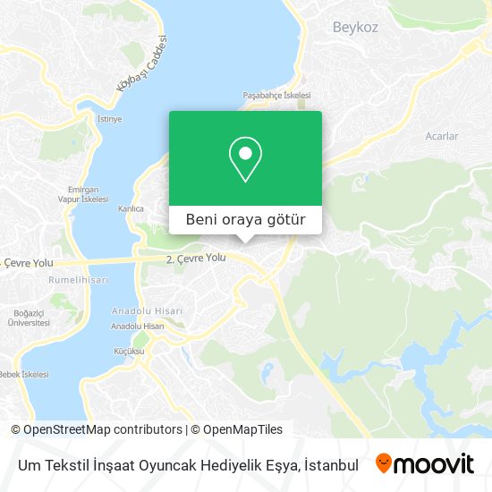 Um Tekstil İnşaat Oyuncak Hediyelik Eşya harita