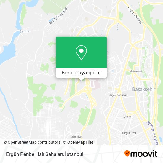 Ergün Penbe Halı Sahaları harita