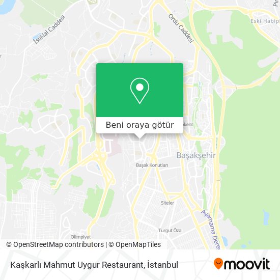 Kaşkarlı Mahmut Uygur Restaurant harita