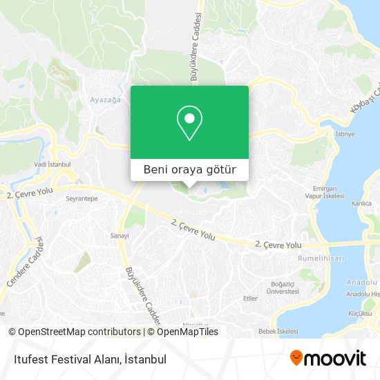 Itufest Festival Alanı harita