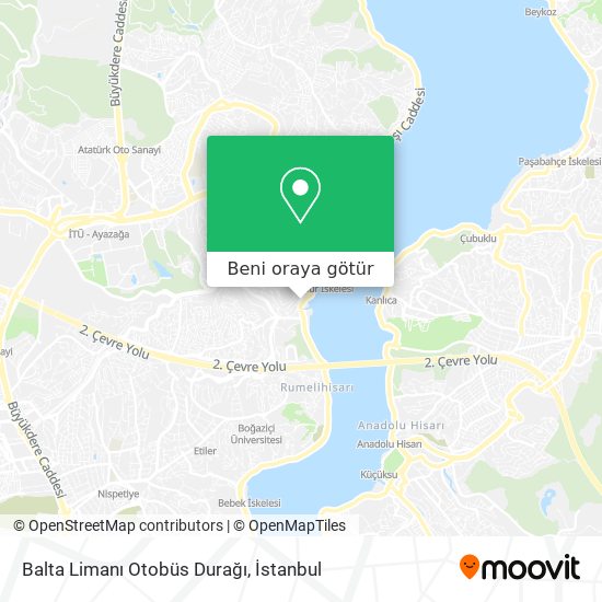 Balta Limanı Otobüs Durağı harita