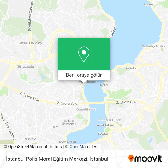 İstanbul Polis Moral Eğitim Merkezi harita