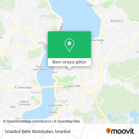 İstanbul Şehir Mobilyaları harita