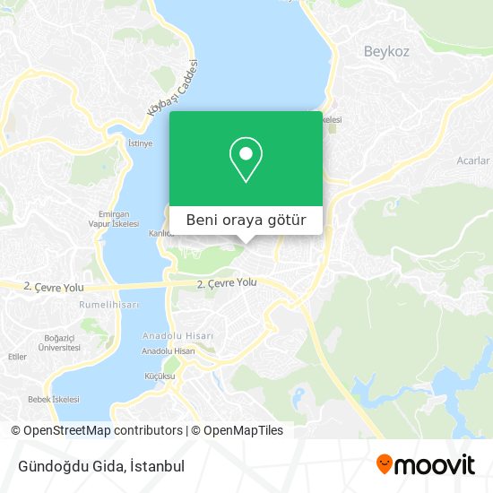 Gündoğdu Gida harita