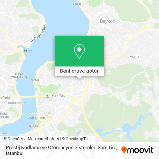 Prestij Kodlama ve Otomasyon Sistemleri San. Tic. harita