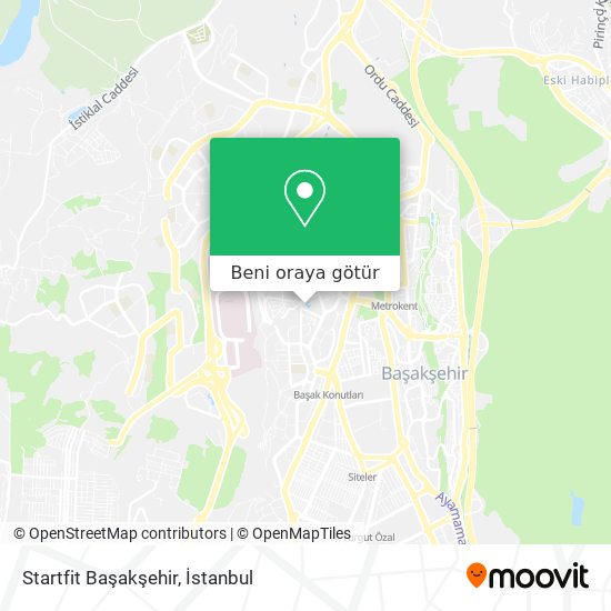 Startfit Başakşehir harita