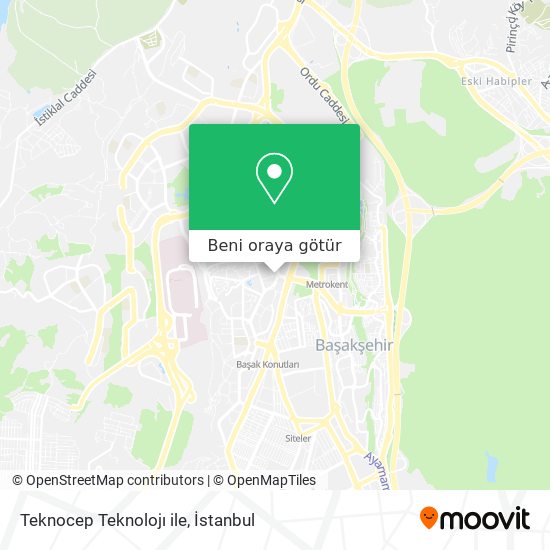 Teknocep Teknolojı ile harita
