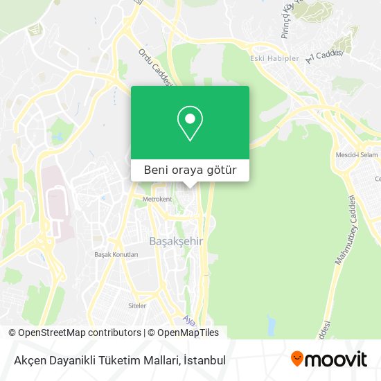 Akçen Dayanikli Tüketim Mallari harita